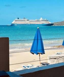 St. Croix real estate trends seen through beachfront living near cruise ships
