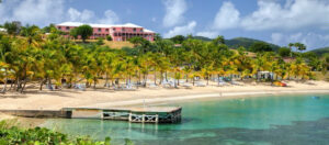 St. Croix love story — The Buccaneer Resort beach where it all began