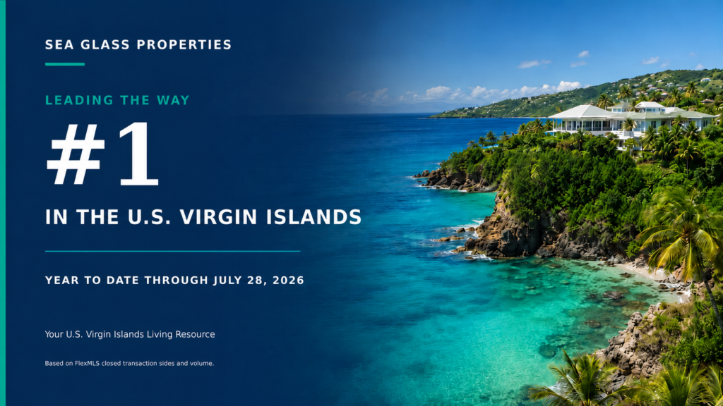 Sea Glass Properties #1 in U.S. Virgin Islands Real Estate Sales Volume 2026