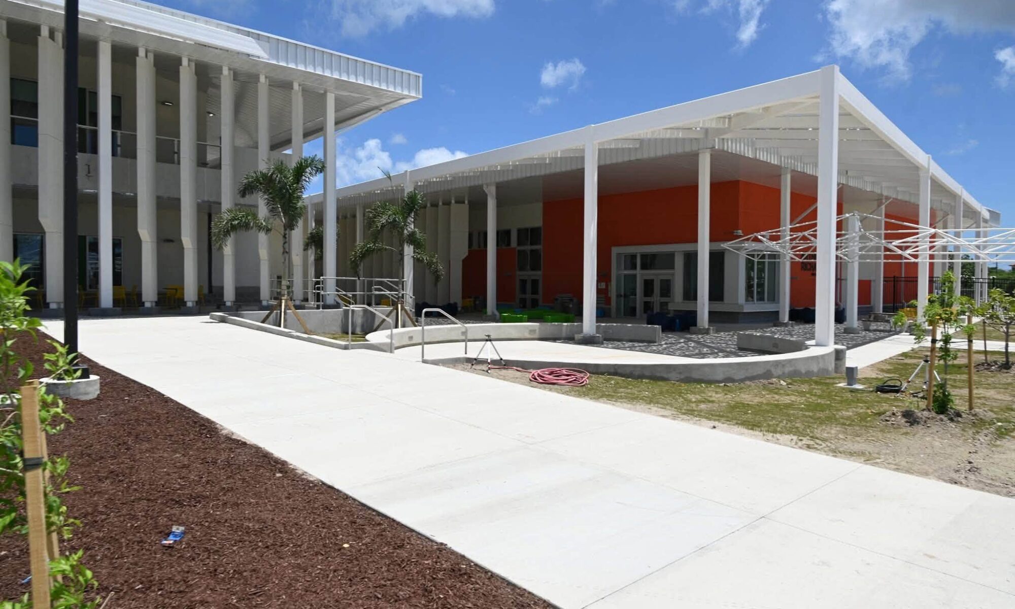 Arthur A. Richards PreK-8 School campus entrance, St. Croix, USVI