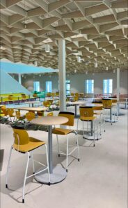 velyn M. Williams Commons dining area, Arthur A. Richards PreK-8 School